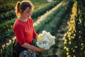 Businessfotografie von Slowflower Blumenbauerin Wildling Blumen bei Freiburg entstanden bei Businessreportage
