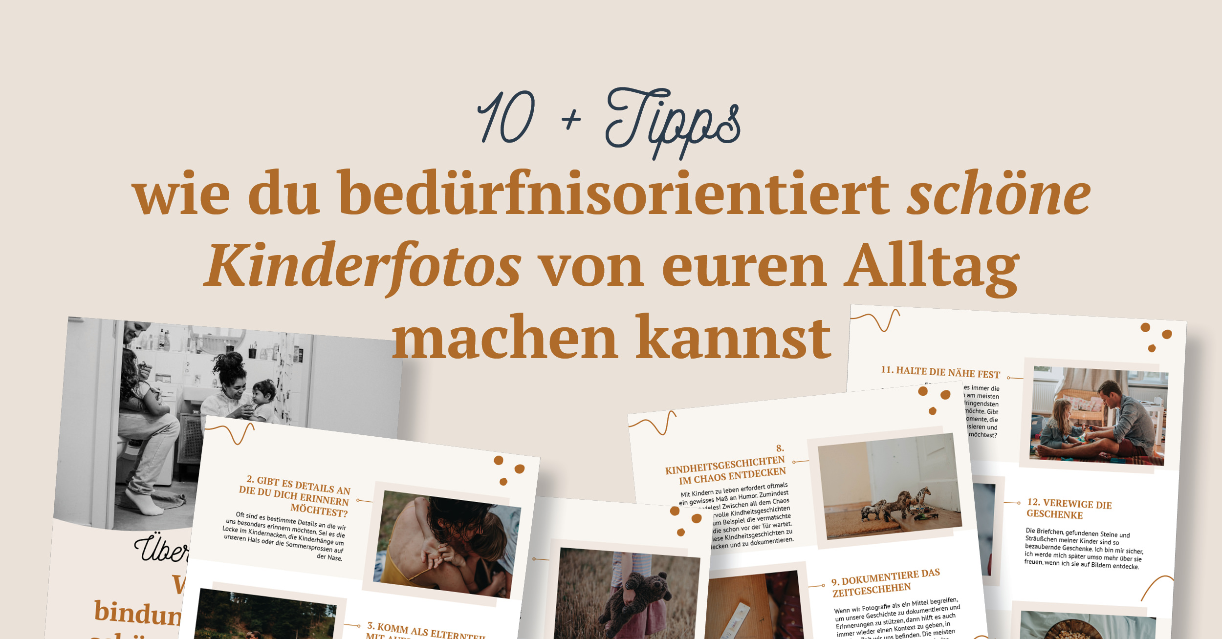 Bindungsorientiert fotografieren für Eltern