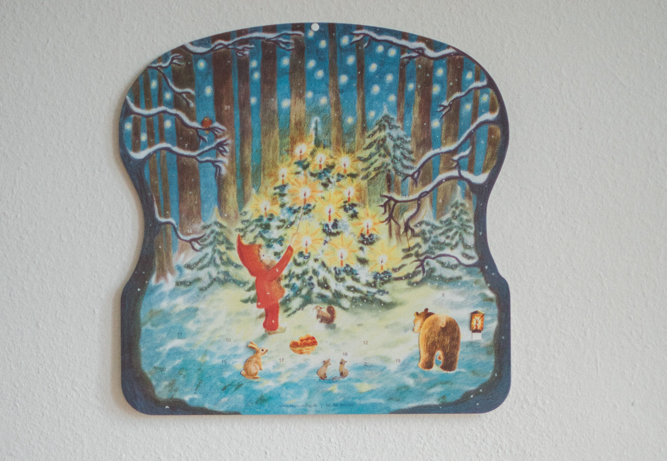Waldorf Adventskalender, Weihnachten im Walde, Zeit statt Geschenke schenken für Kinder